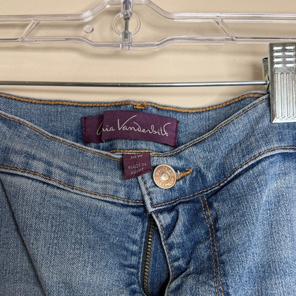 Gloria Vanderbilt Amanda Classic Jeans Women’s Plus Size 16W Light Wash Stretch - Picture 2 of 7